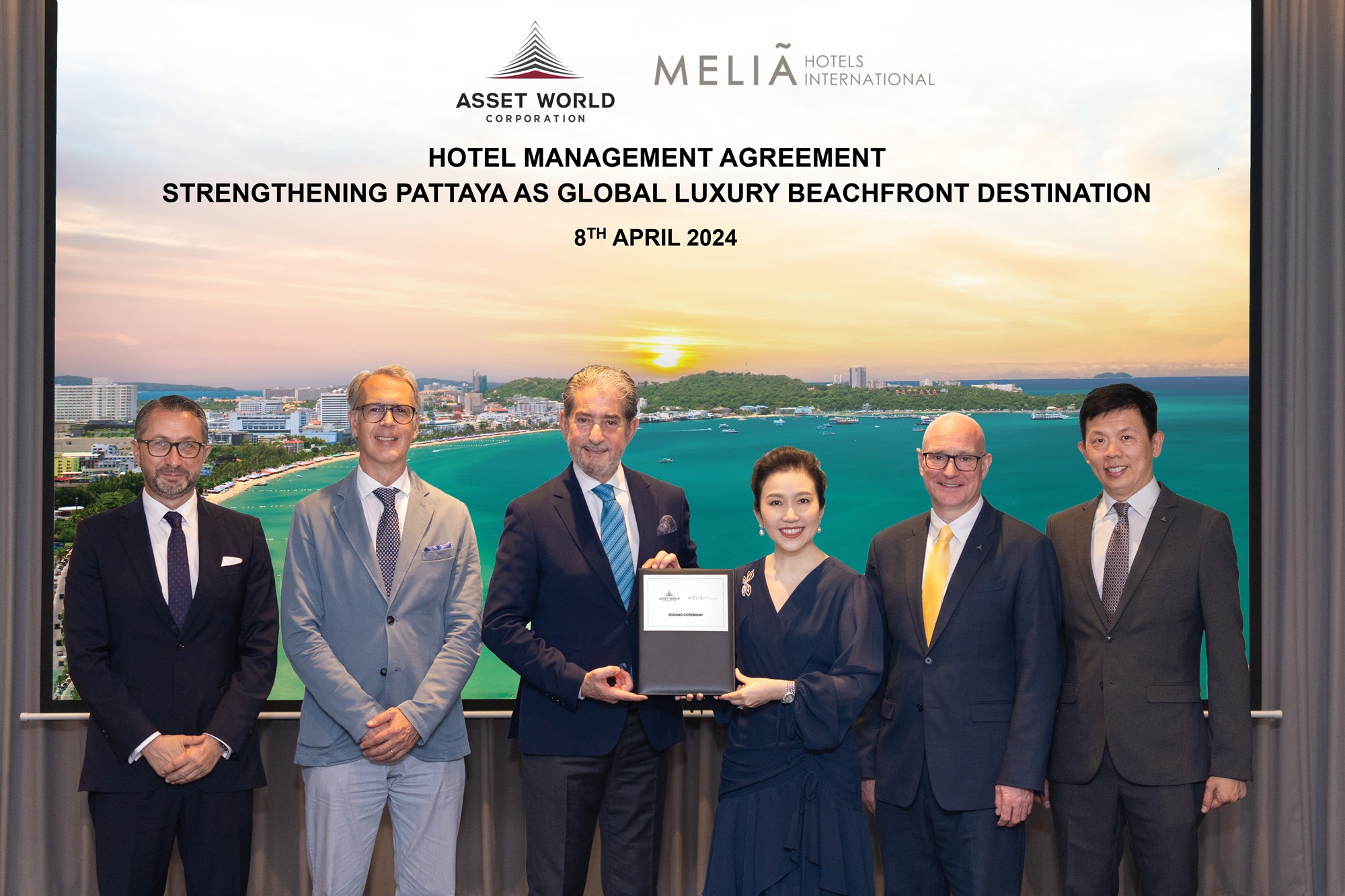 AWC ลงนามร่วมพัฒนาโรงแรมใหม่แบรนด์ Meliá และ Paradisus ในพัทยา